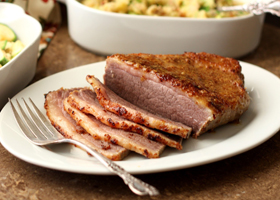 Запеченное вареное мясо Запеченное вареное мясо